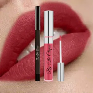 By The Clique Premium Matte Lip Kit | Glamorous Pink Lipstick and Liner Set | Glam Sam