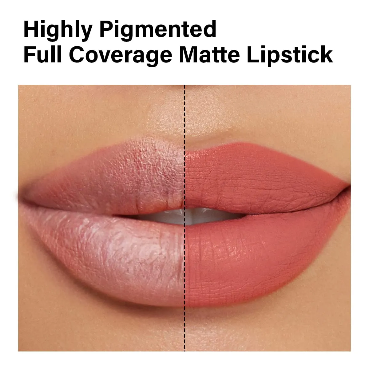 CARSLAN Matte Lipstick Hydrating Lip Color Makeup, Highly Pigmented Lipstick with Moisturizing Formula, Lightweight, Smooth, M14