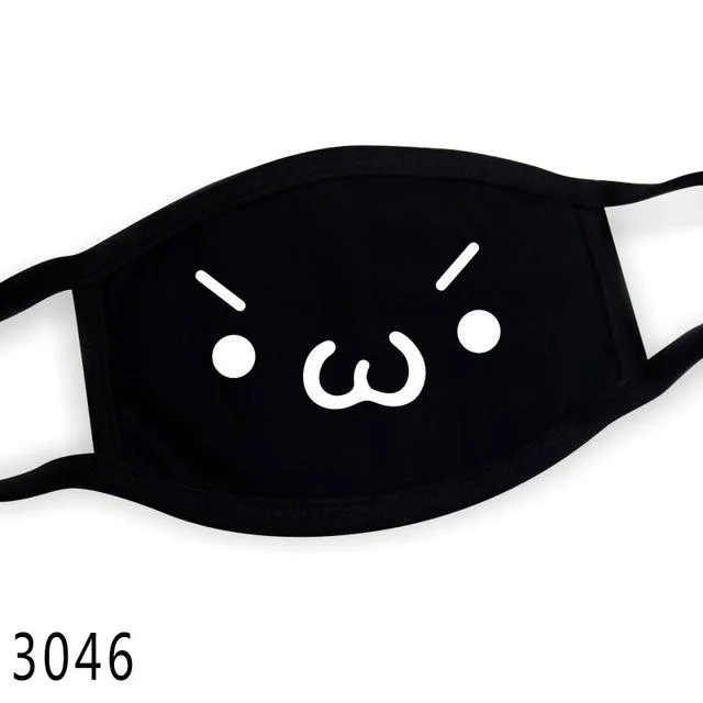 Cartoon Lovely Cotton Masks Festive Party Respirator Keep Warm Cotton Cute Bear Mask Camouflage Anti Dust Mouth Muffle Respirato