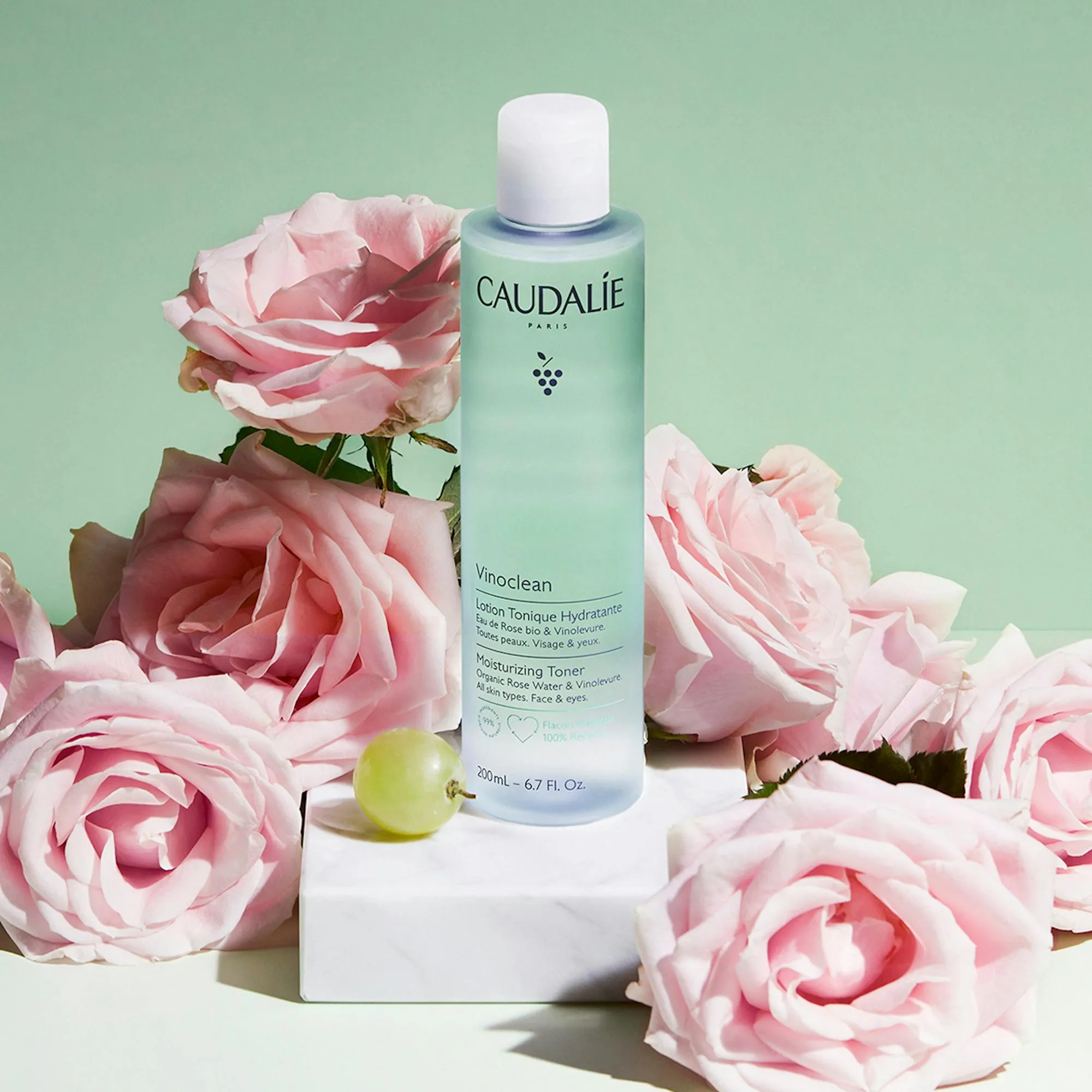 Caudalie Vinoclean Moisturizing Toner with Rose Water
