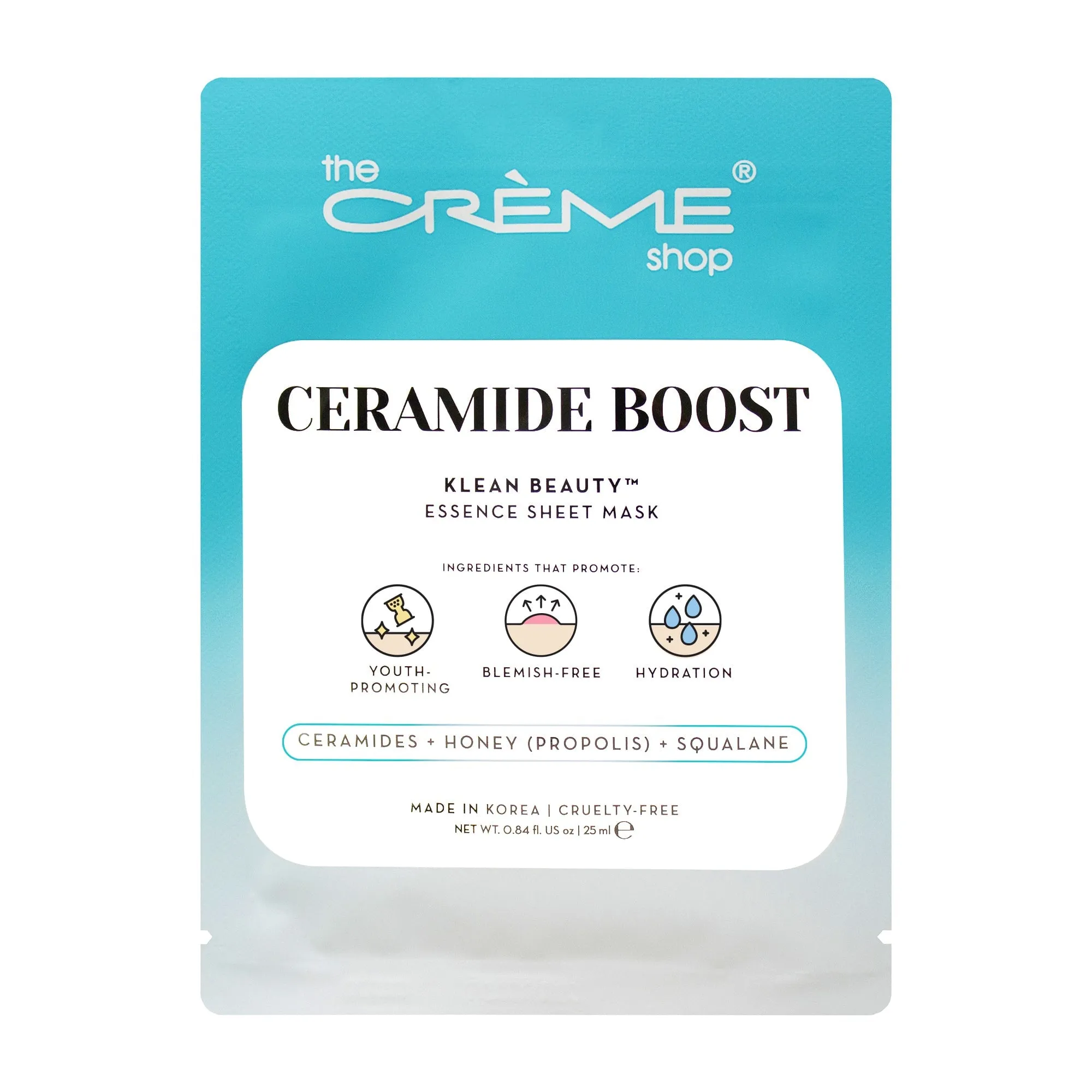CERAMIDE BOOST Klean Beauty™️ Essence Sheet Mask