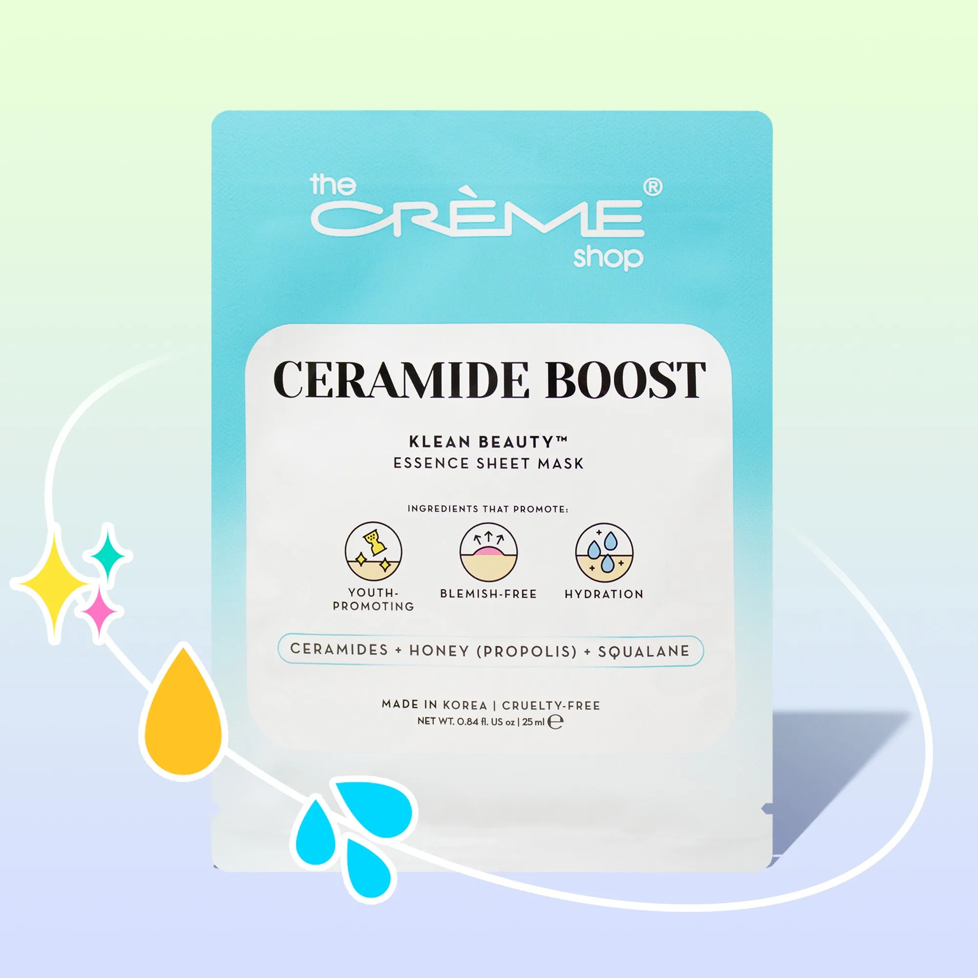 CERAMIDE BOOST Klean Beauty™️ Essence Sheet Mask