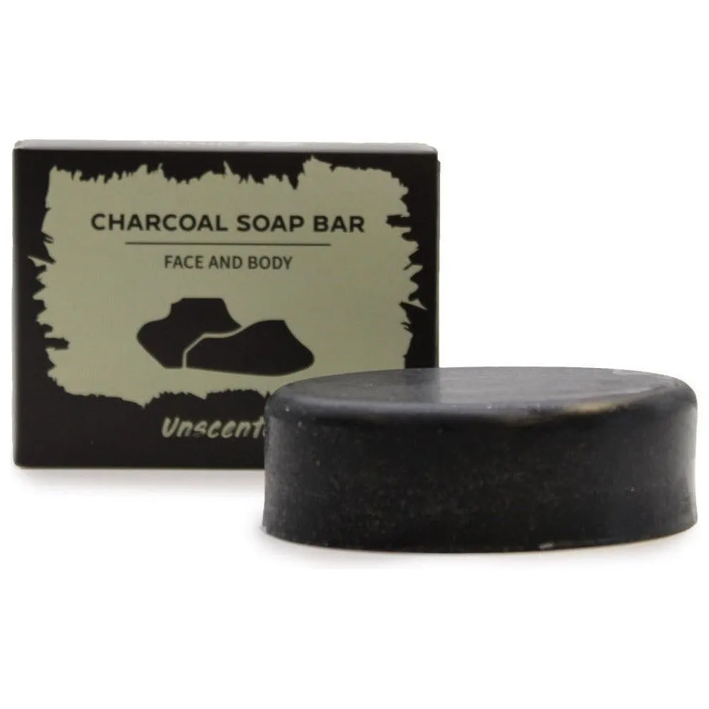 Charcoal Soap with Pure Essential Oils Argan oil Hempseed Oil and Shea Butter.