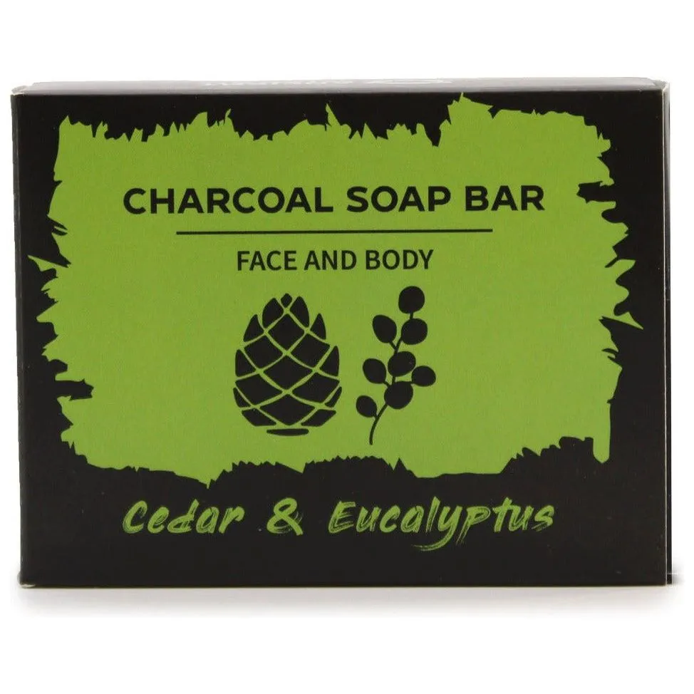 Charcoal Soap with Pure Essential Oils Argan oil Hempseed Oil and Shea Butter.