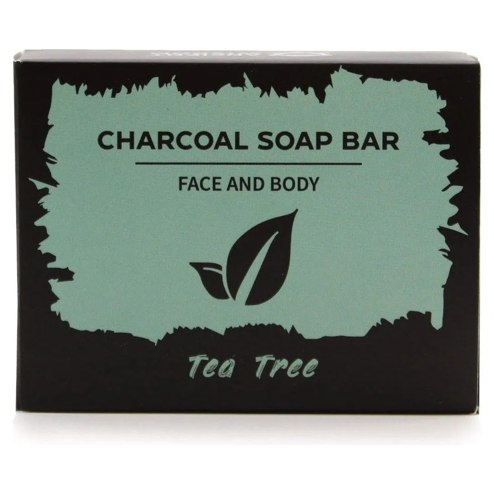 Charcoal Soap with Pure Essential Oils Argan oil Hempseed Oil and Shea Butter.