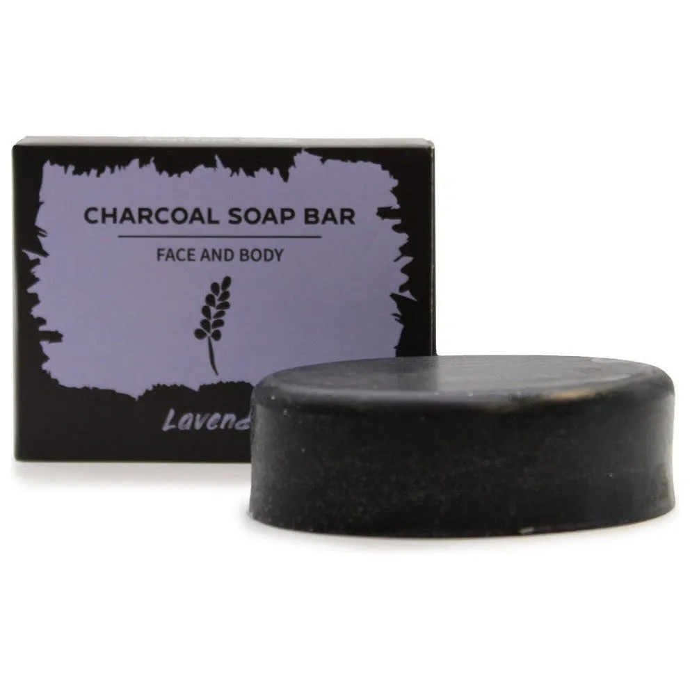 Charcoal Soap with Pure Essential Oils Argan oil Hempseed Oil and Shea Butter.