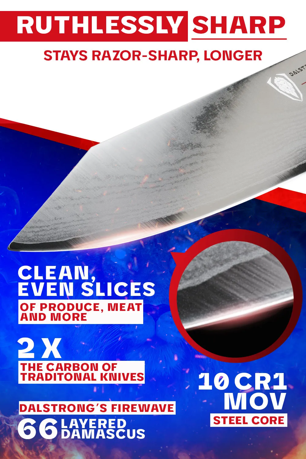 Chef's Knife 8" | Firestorm Alpha Series | Dalstrong ©
