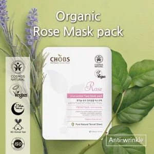 (CHOBS) 有機天絲面膜 - 玫瑰 Organic Tencel Mask - Rose