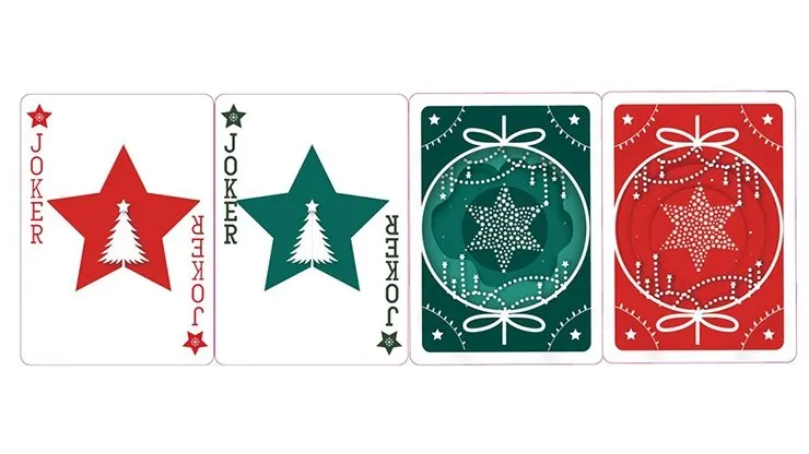 Christmas Playing Cards (Red) by TCC