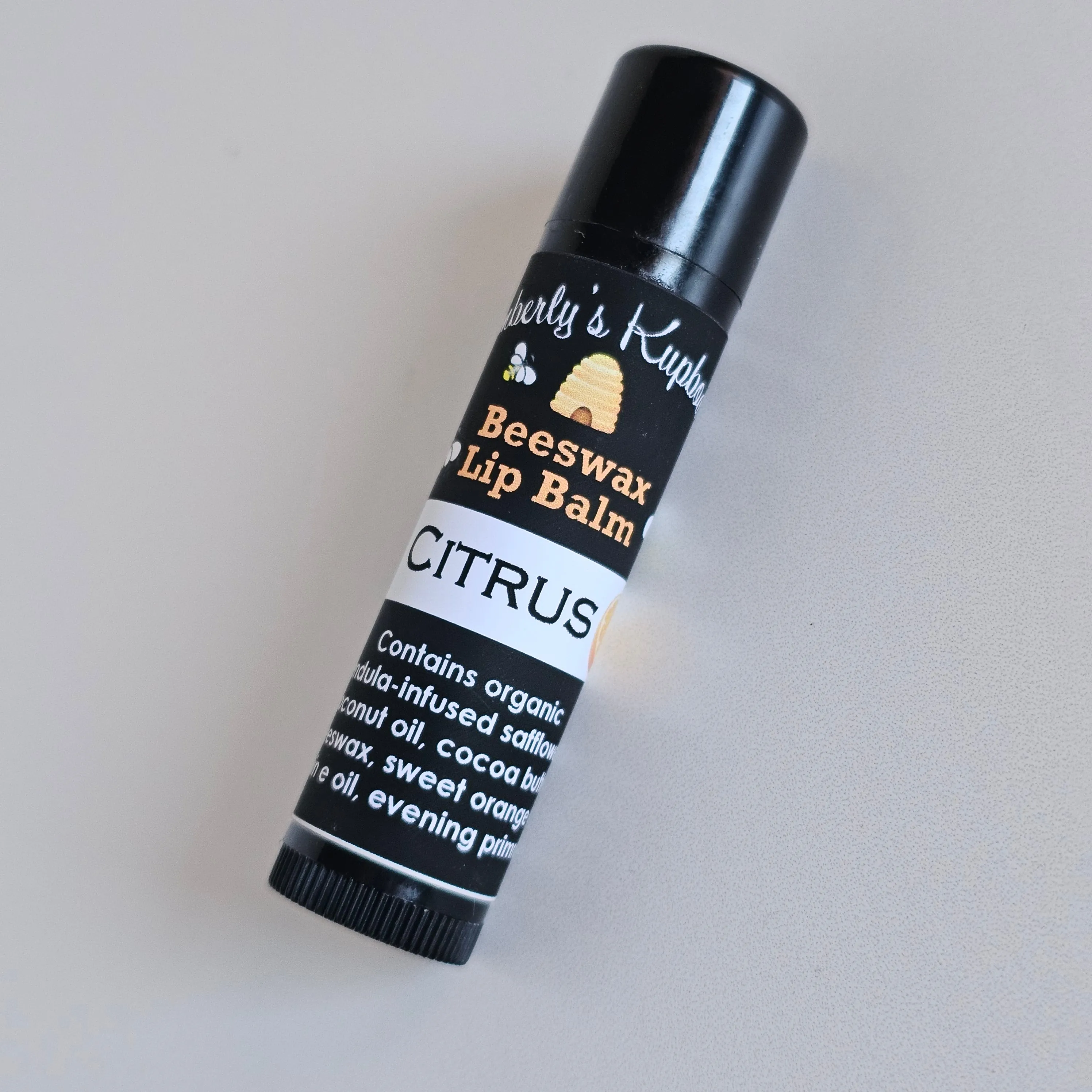 Citrus Lip Balm made with Beeswax
