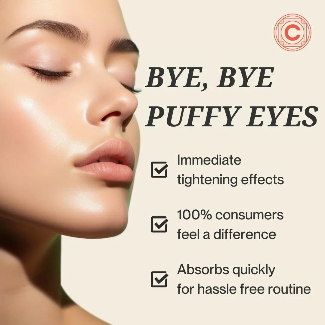Clean Circle Depuffing Dissolvable Under Eye Masks - Enriched with Glucomannan, and Pumpkin Seed - Combat Fatigue, Reduce Puffiness, and Hydrate for a Fresh Look - Under Eye Mask Patches