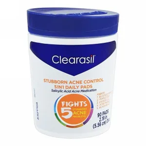 CLEARASIL ACNE CONTROL 5IN1 FACIAL PADS 90PCS