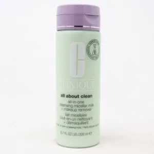 Clinique All About Clean Cleansing Micellar Milk   Makeup Remover 6.7oz New