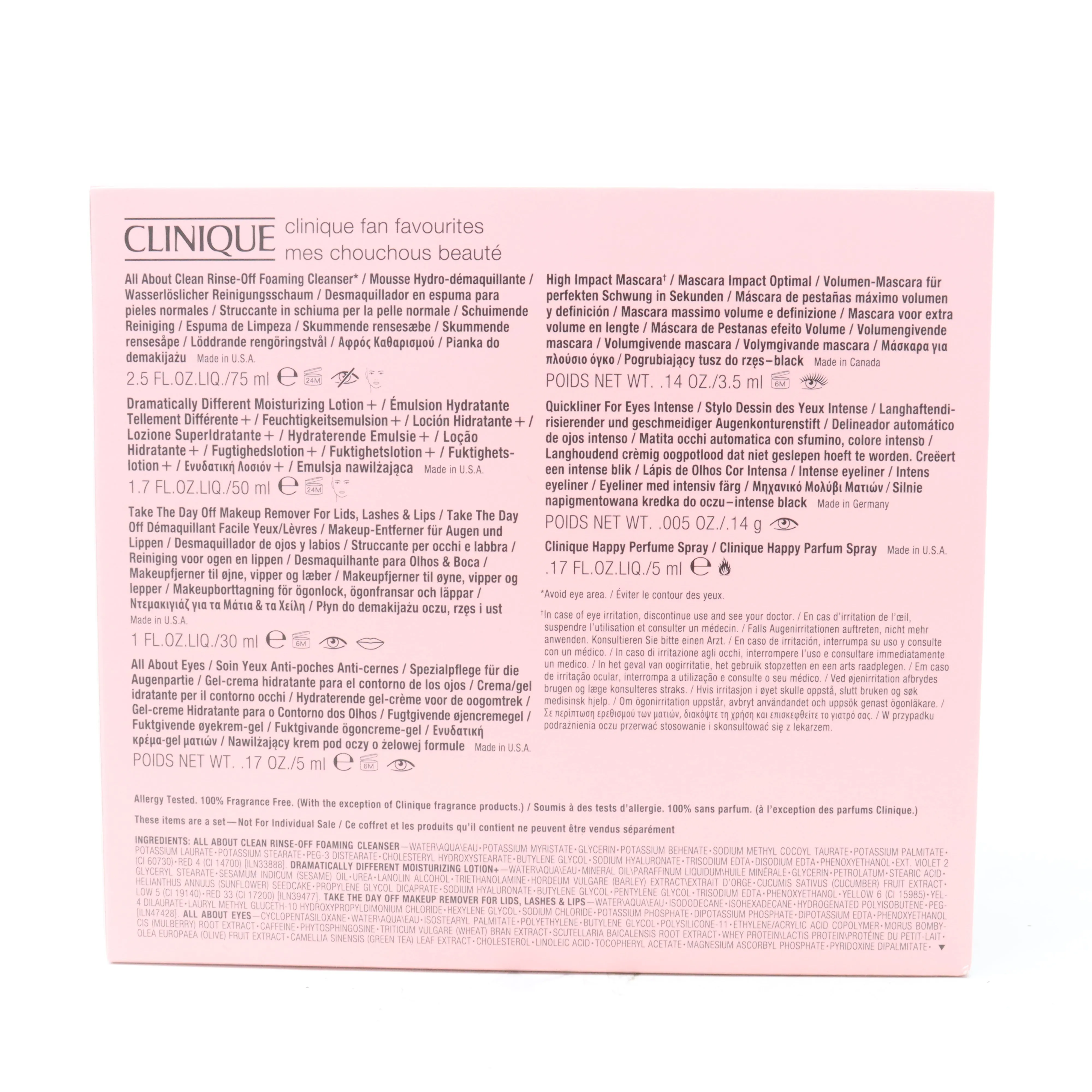 Clinique Clinique Fan Favorites 7 Pcs Set  / New With Box
