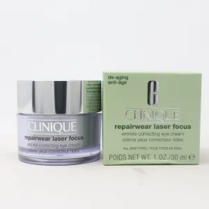 Clinique Repairwear Laser Focus Wrinkle Correcting Eye Cream 1.0oz  New With Box