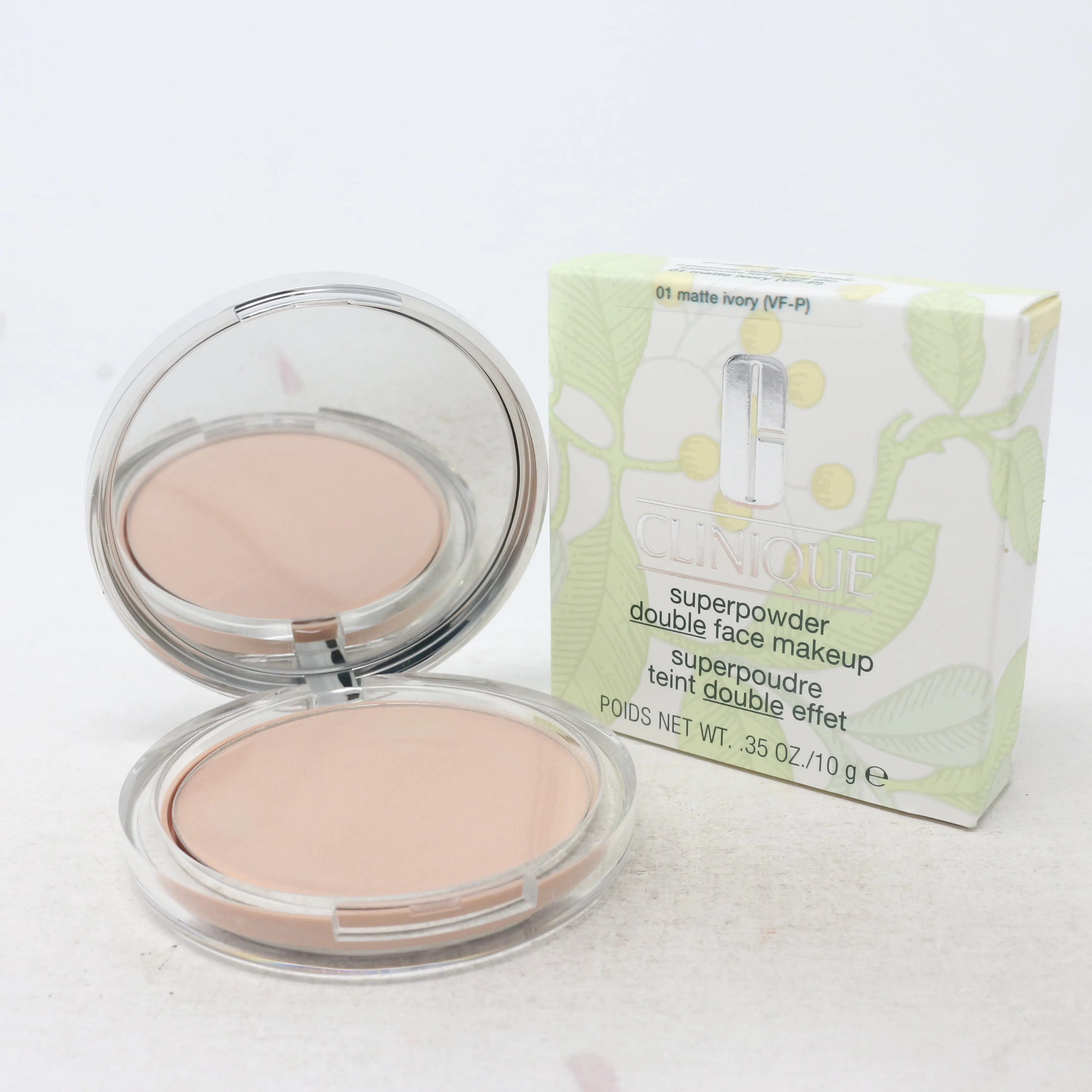 Clinique Super Powder Double Face Makeup  0.35oz/10g New With Box