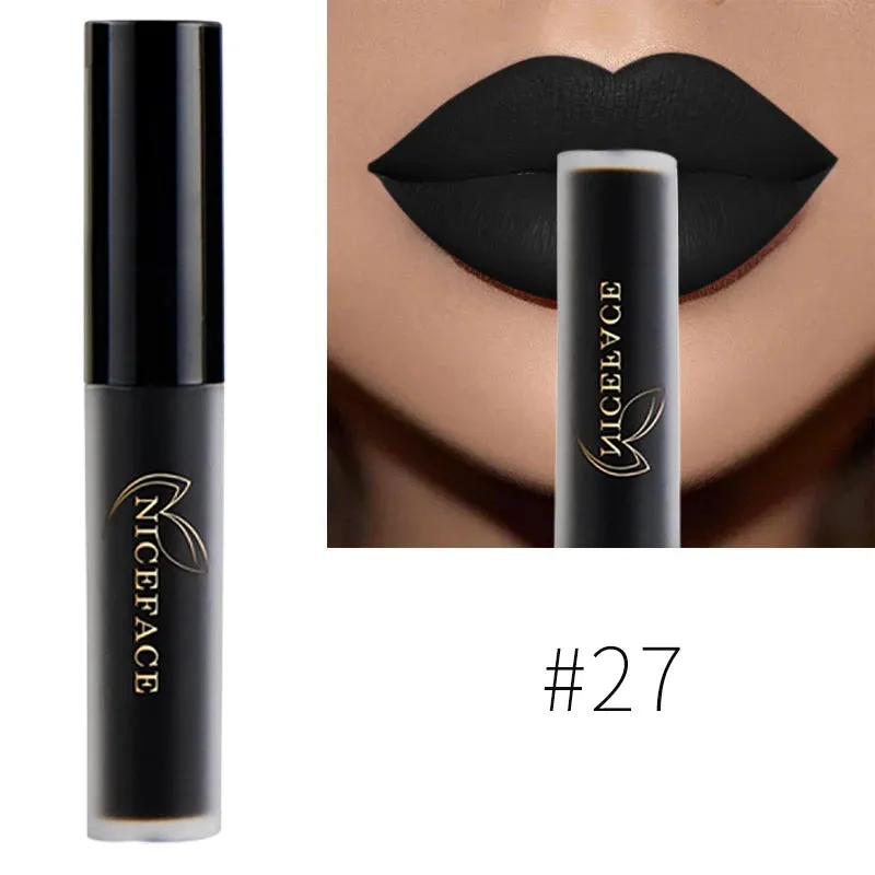 Color Matte Liquid Lip Gloss – Waterproof, Long-Lasting & Moisturizing