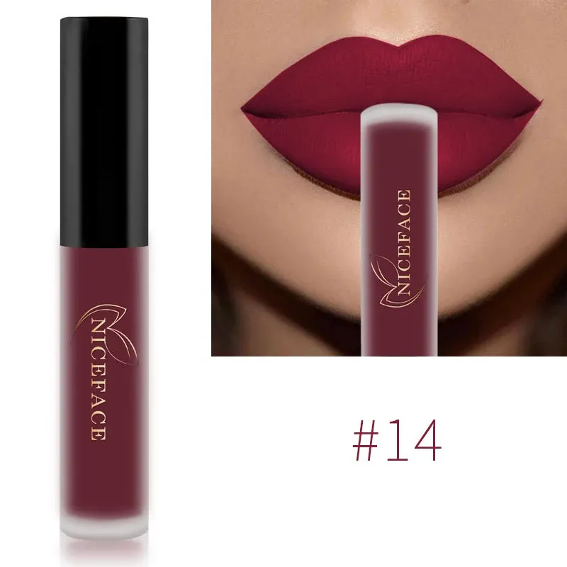 Color Matte Liquid Lip Gloss – Waterproof, Long-Lasting & Moisturizing