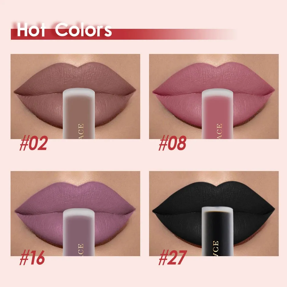 Color Matte Liquid Lip Gloss – Waterproof, Long-Lasting & Moisturizing