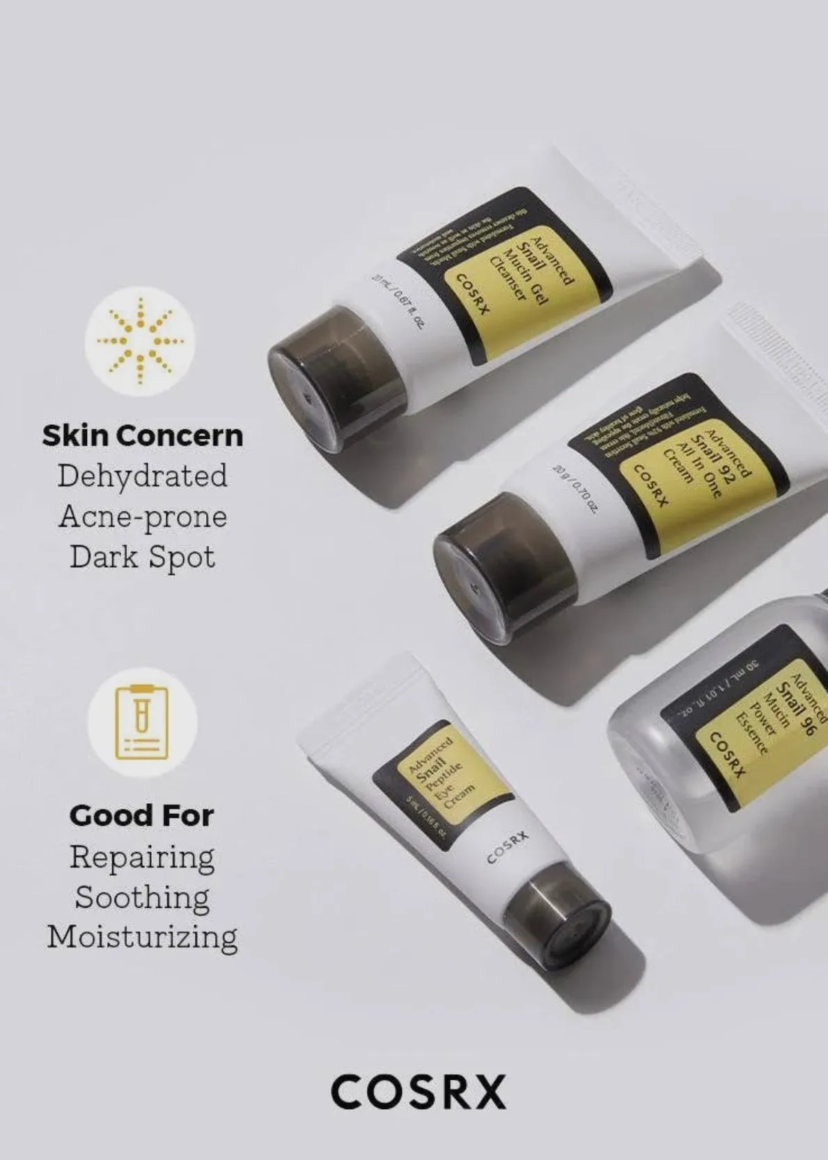 COSRX ALL ABOUT SNAIL KIT 4-step