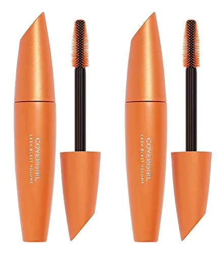 CoverGirl Lash Blast Volume Mascara Makeup, Volumizing, Long-Wearing, Smudge-Proof, Cruelty Free, Black, 2 Count