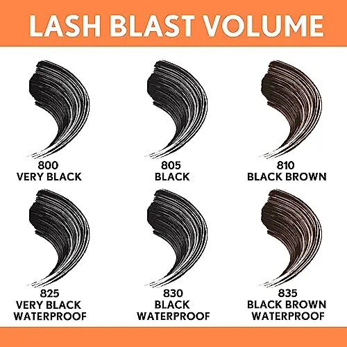 CoverGirl Lash Blast Volume Mascara Makeup, Volumizing, Long-Wearing, Smudge-Proof, Cruelty Free, Black, 2 Count