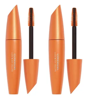 CoverGirl Lash Blast Volume Mascara Makeup, Volumizing, Long-Wearing, Smudge-Proof, Cruelty Free, Very Black, 2 Count