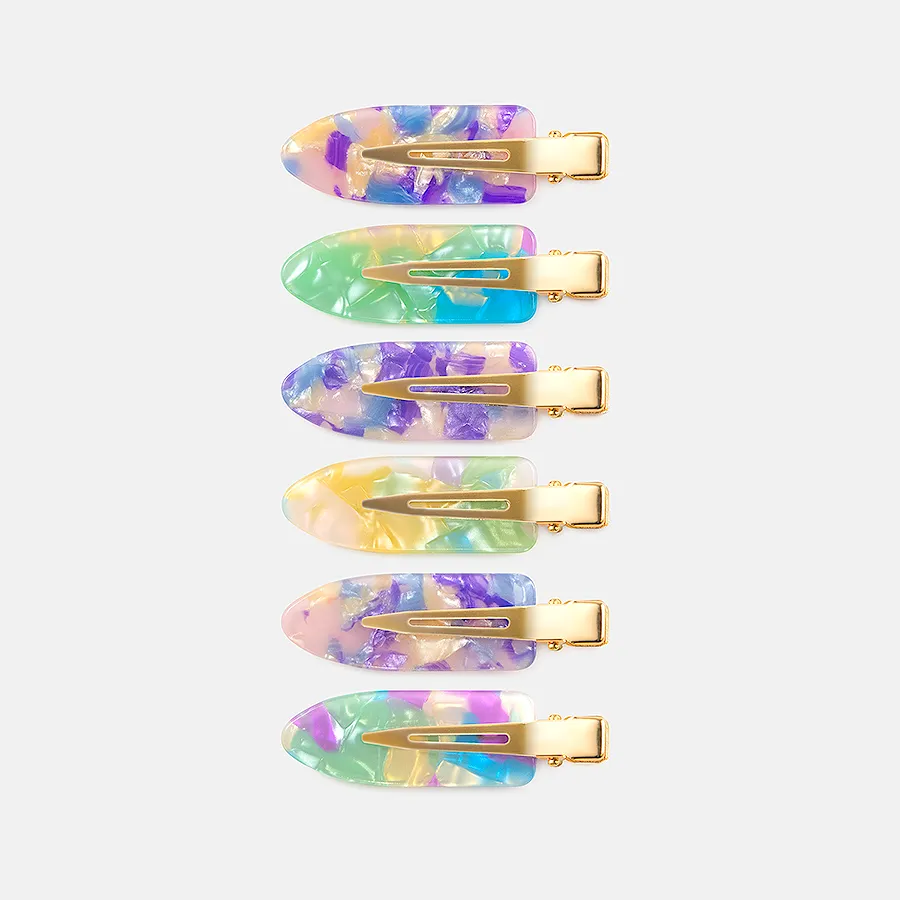 Creaseless Hair Clips 6pc