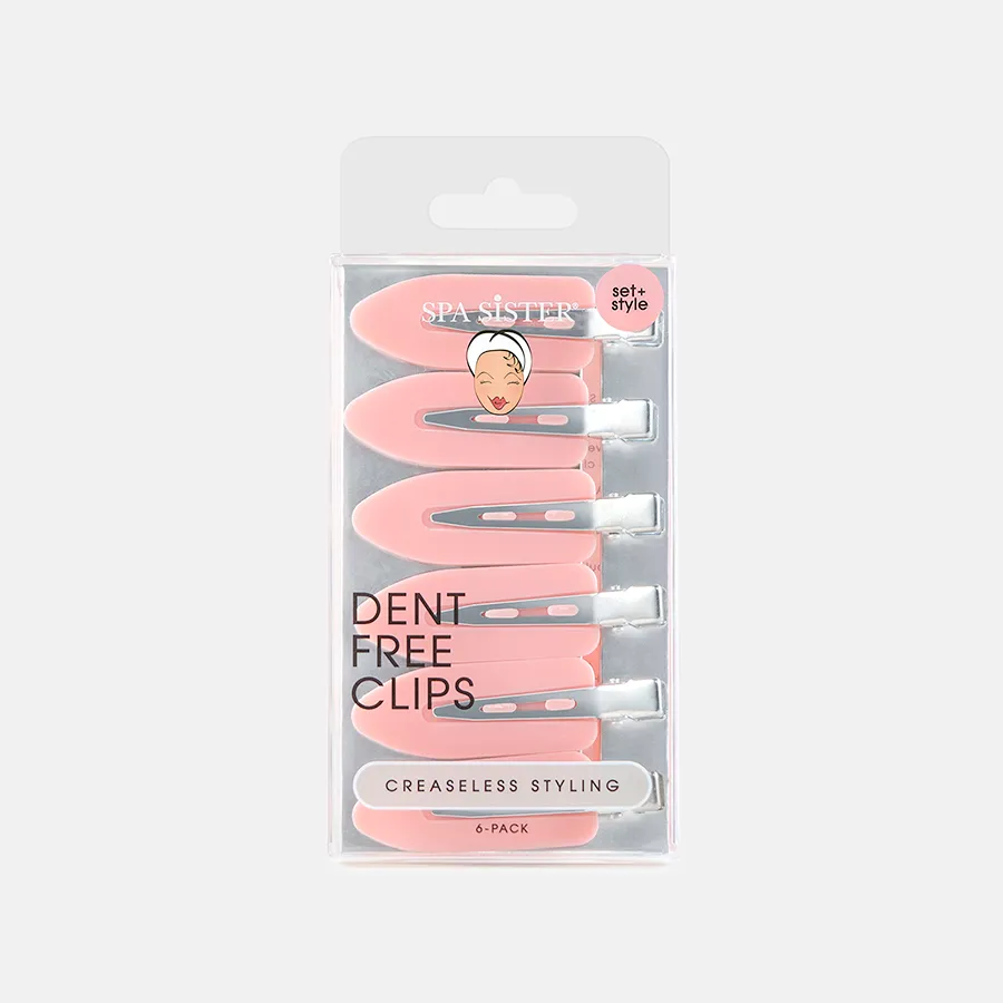 Creaseless Hair Clips 6pc