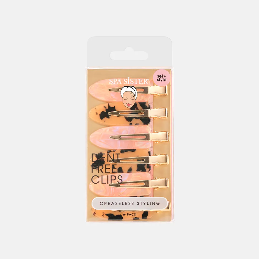 Creaseless Hair Clips 6pc