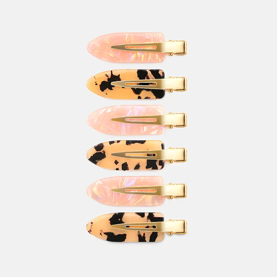 Creaseless Hair Clips 6pc