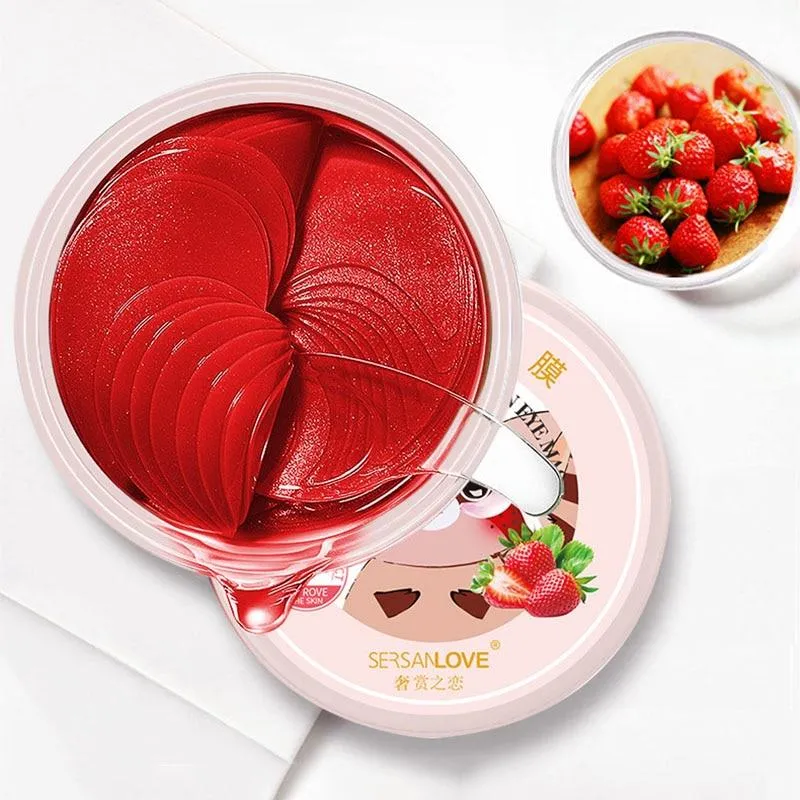 Crystal Collagen Anti Wrinkle Anti Aging Snail Serum Moisturising Eye Mask Patch