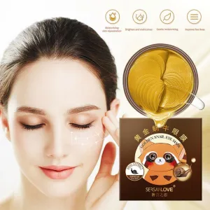 Crystal Collagen Anti Wrinkle Anti Aging Snail Serum Moisturising Eye Mask Patch