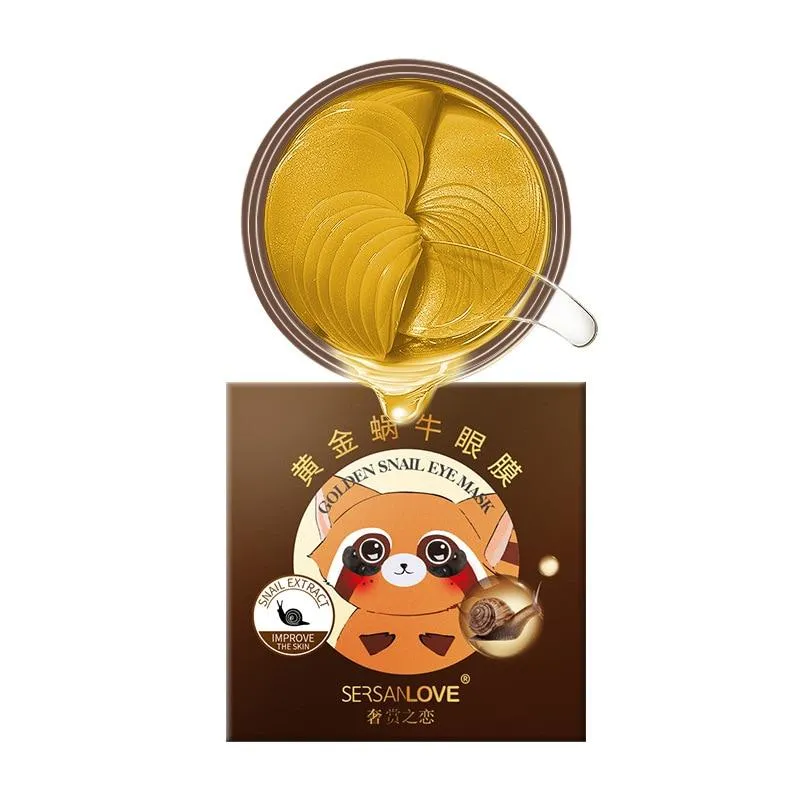 Crystal Collagen Anti Wrinkle Anti Aging Snail Serum Moisturising Eye Mask Patch