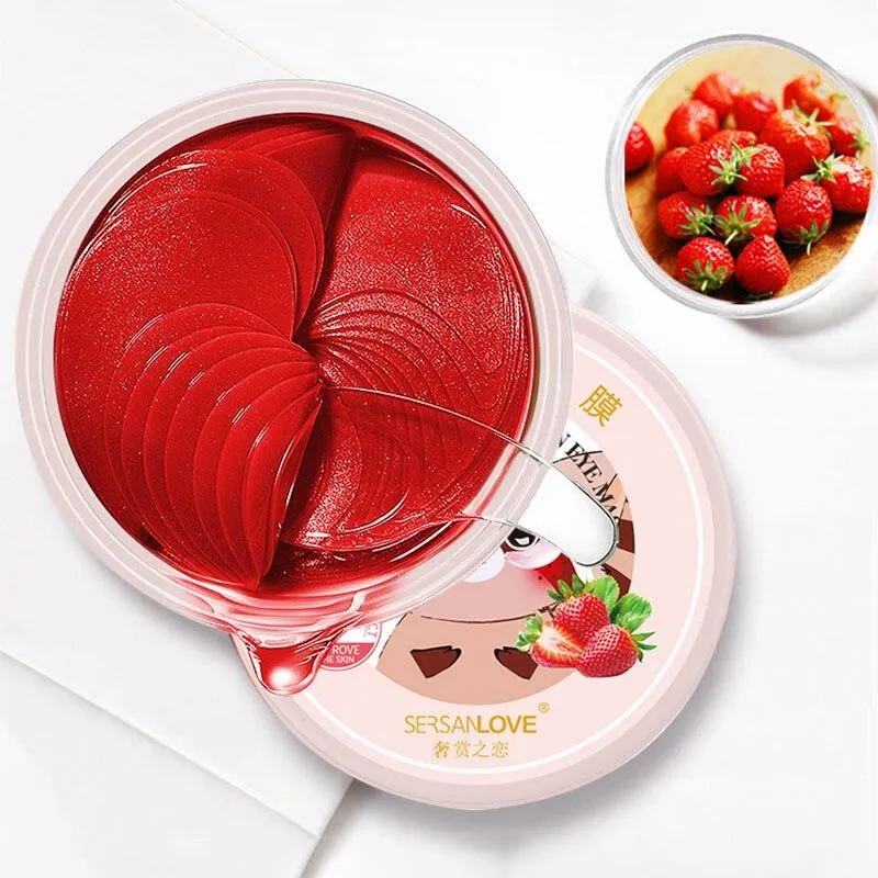 Crystal Collagen Anti Wrinkle Anti Aging Snail Serum Moisturising Eye Mask Patch