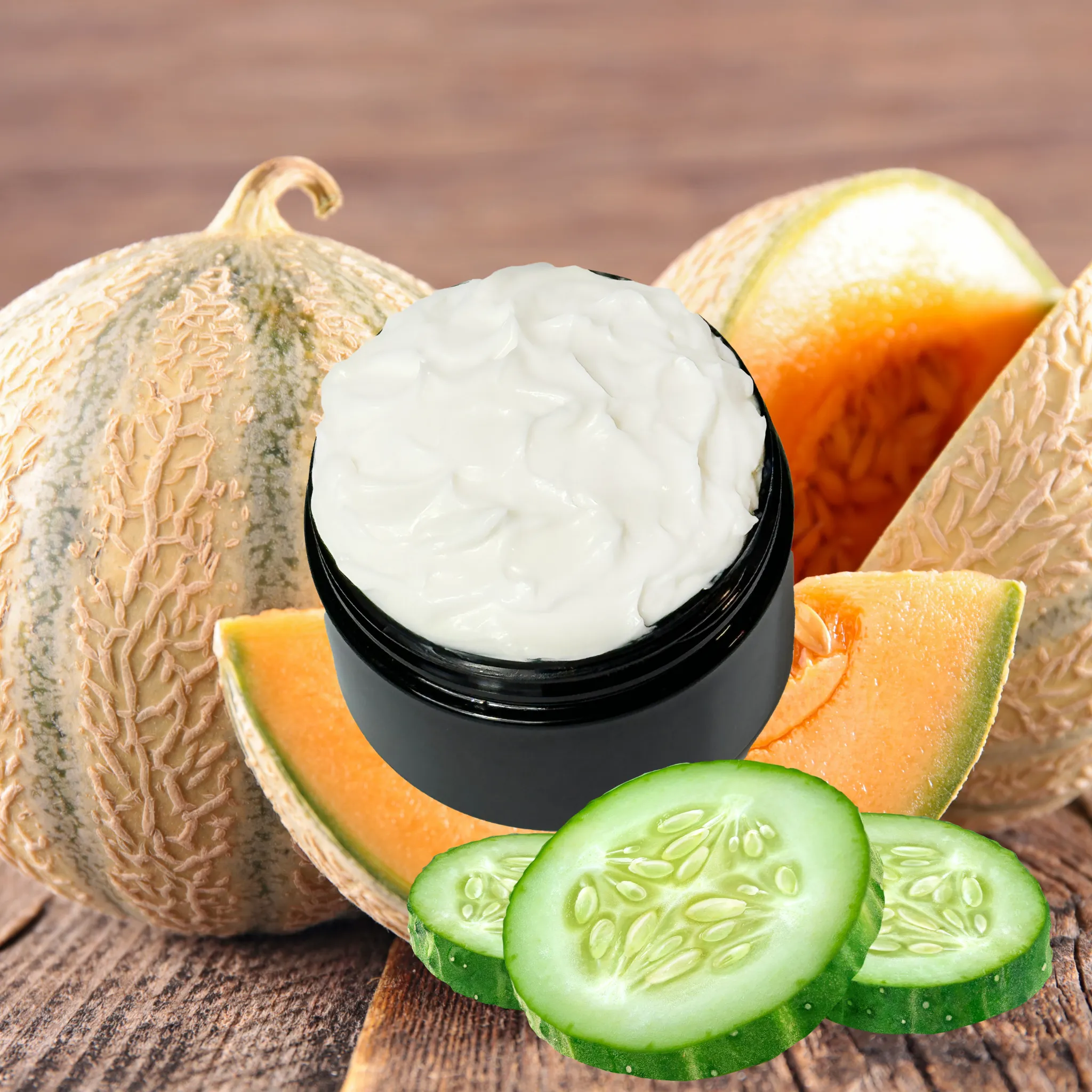 Cucumber Melon Organic Moisturizing Body Lotion Shea Cocoa Butter 4 oz