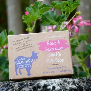 Cyril's Soap Shed Goat's Milk Soap - Rose & Geranium