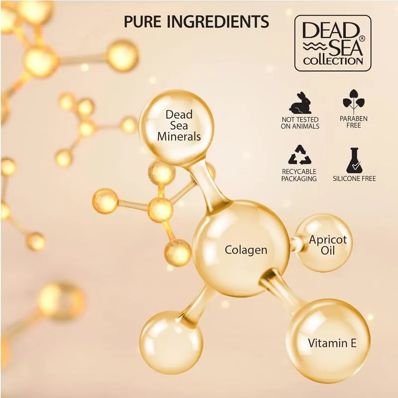 Dead Sea Collection Anti-Wrinkle Night Cream for Face with Collagen and Sea Minerals - Nourishing and Moisturizer Face Cream (1.69 fl.oz)