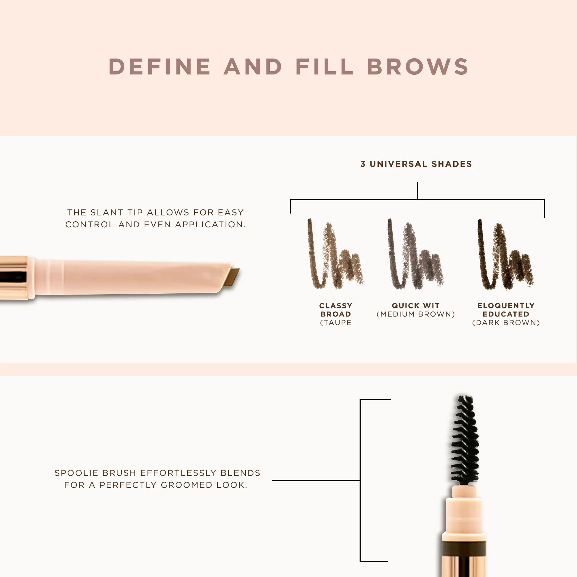 Defined Brilliance Dual Sided Eyebrow Pencil (MSRP $22)