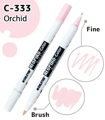 DELETER NEOPIKO-Color Orchid (C-333) Alcohol-based Dual Tipped Marker
