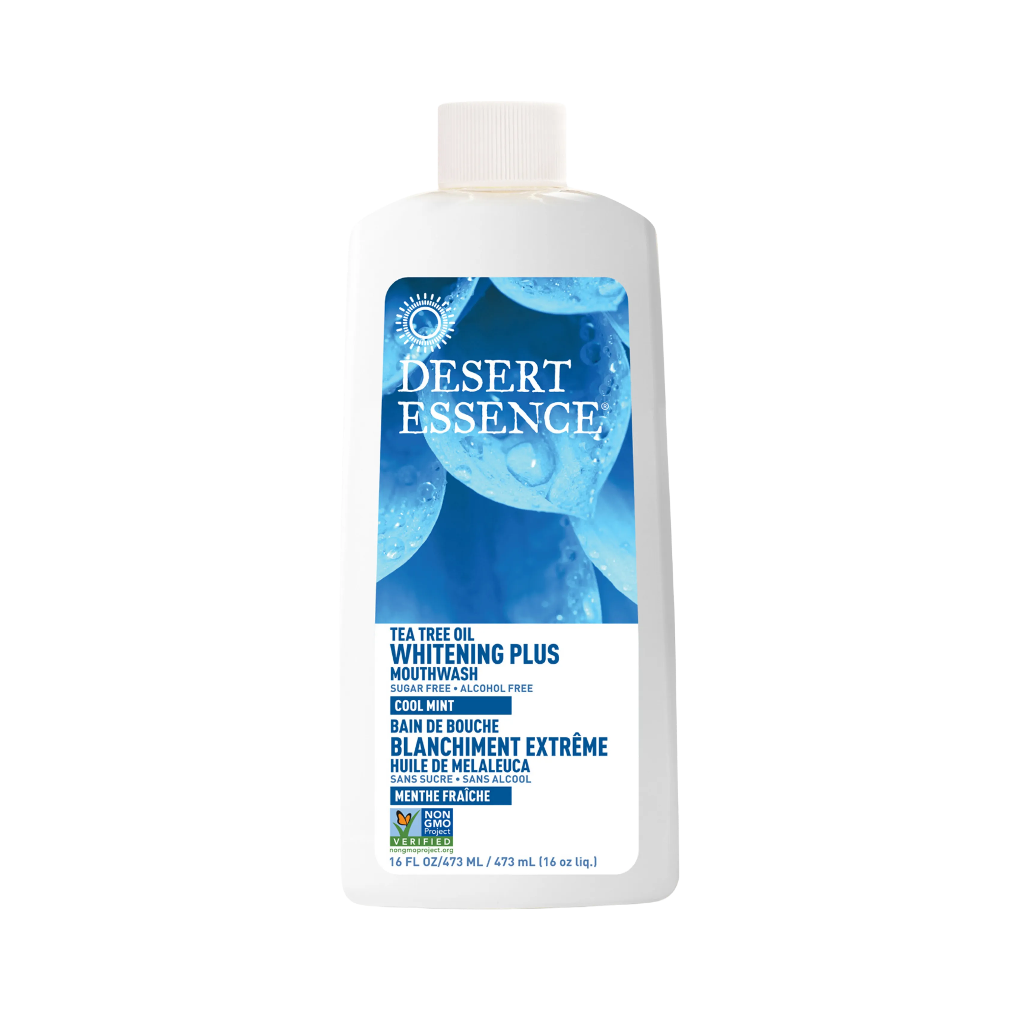 Desert Essence, Tea Tree Oil Whitening Plus Mouthwash, 16 Fl Oz