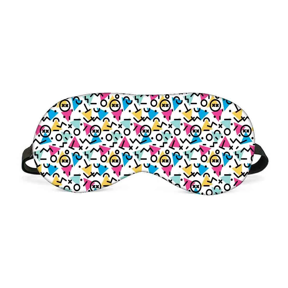 Designer Travel Eye Mask for Sleeping - Mathematical Signs - Made in India