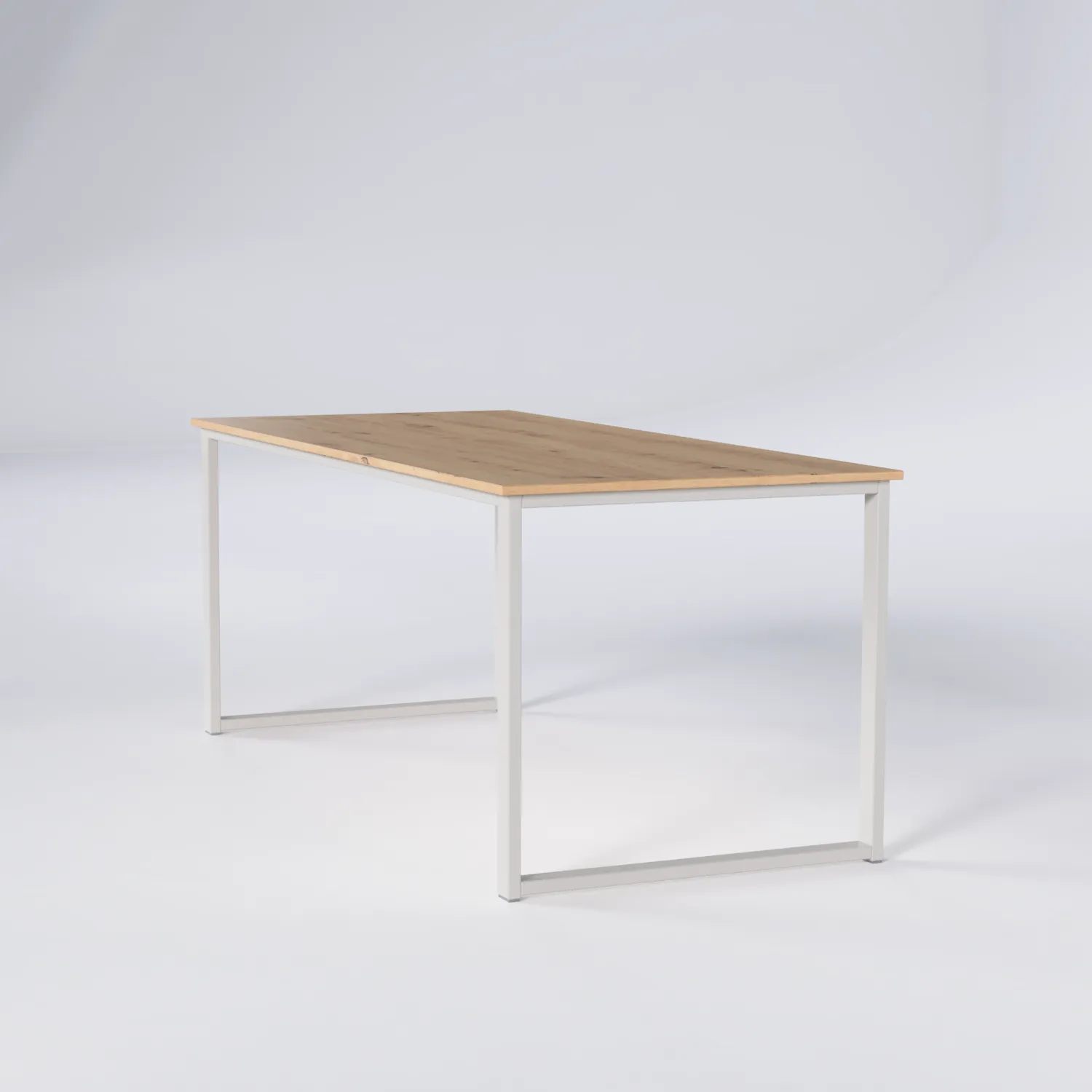 Dining Table Nº 1 - Powder Coated / Solid Oak