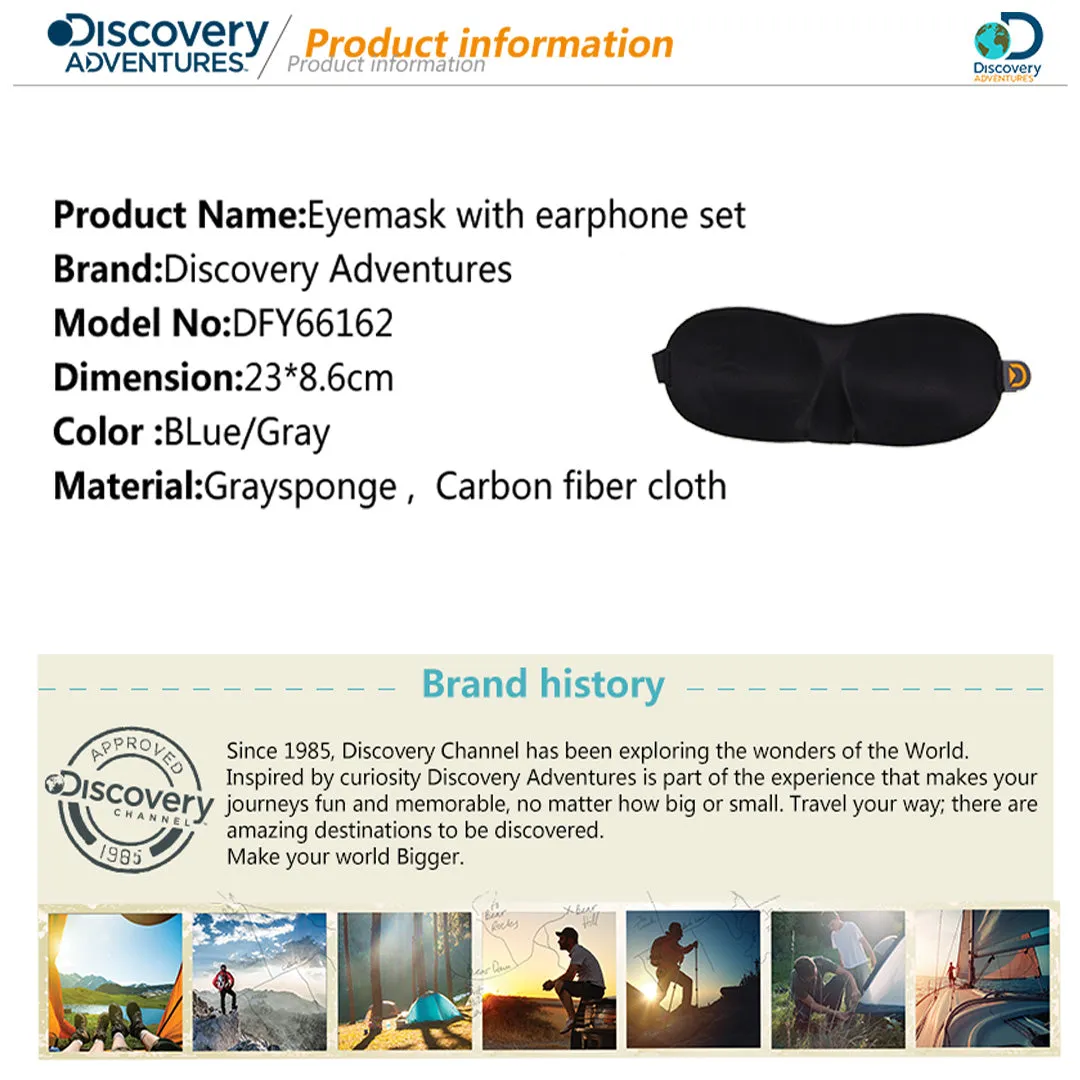 Discovery Adventure Travel Eye Mask DFY66162