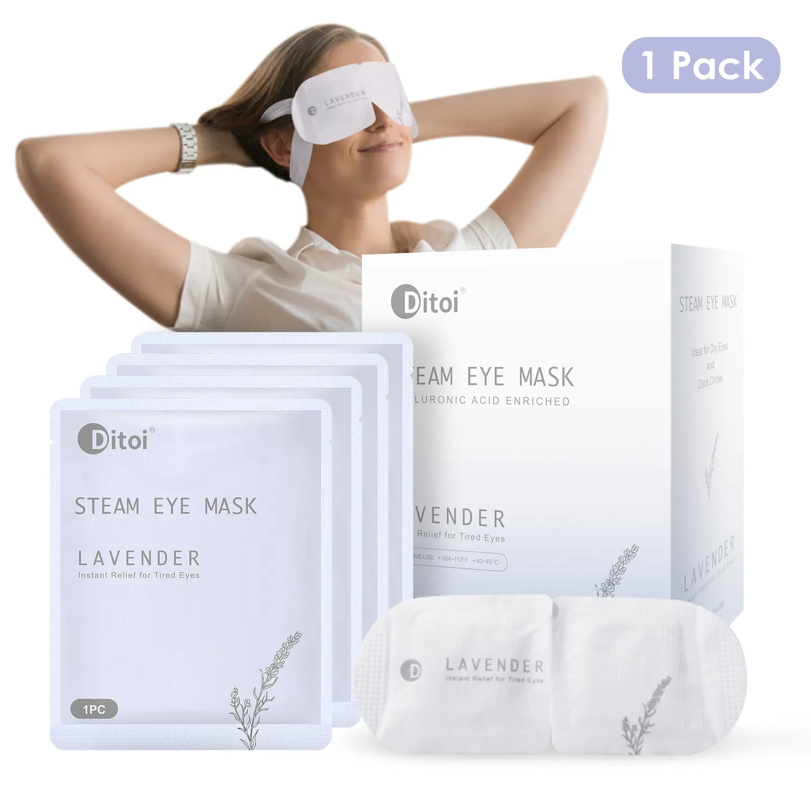 Ditoi Hyaluronic Acid Steam Eye Mask