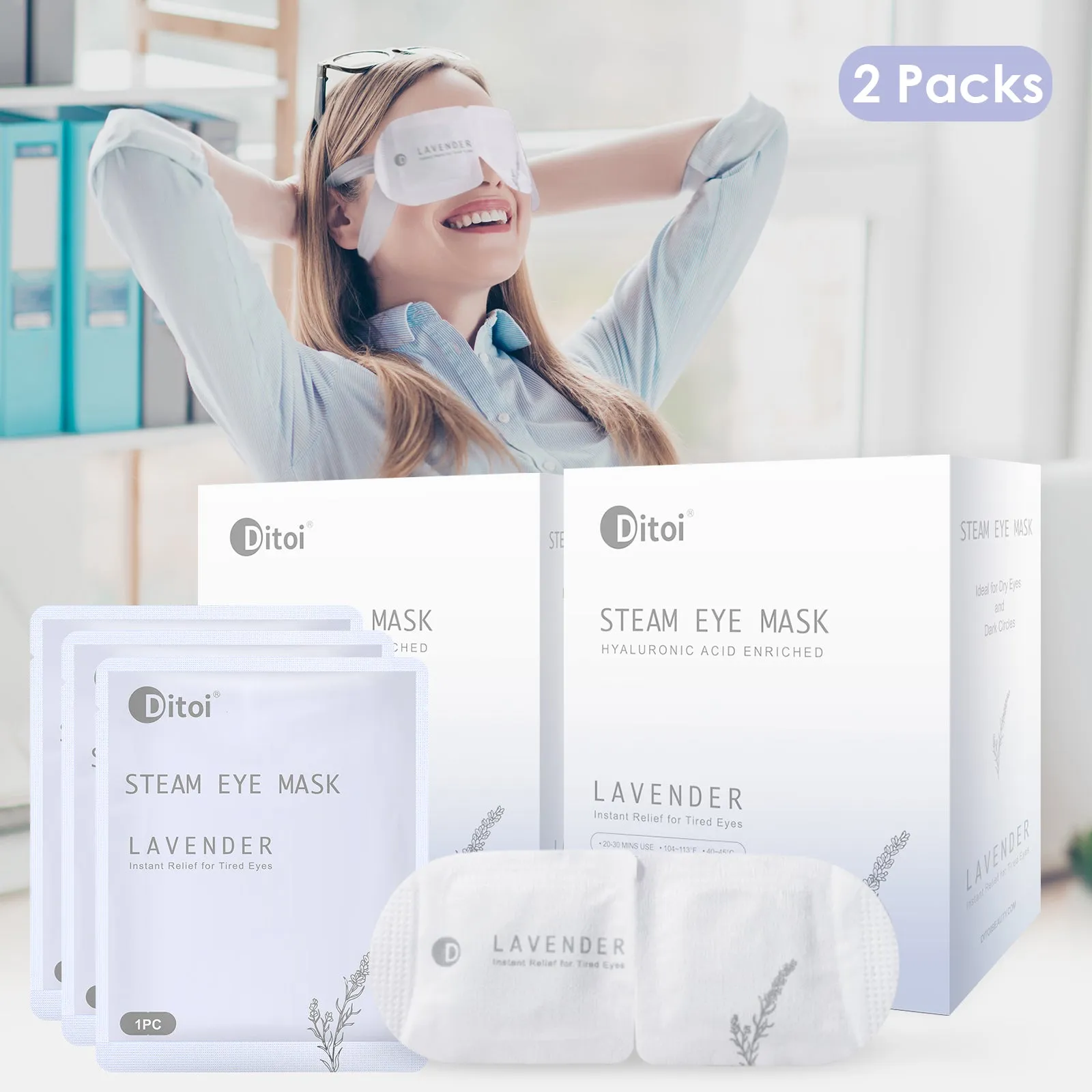 Ditoi Hyaluronic Acid Steam Eye Mask