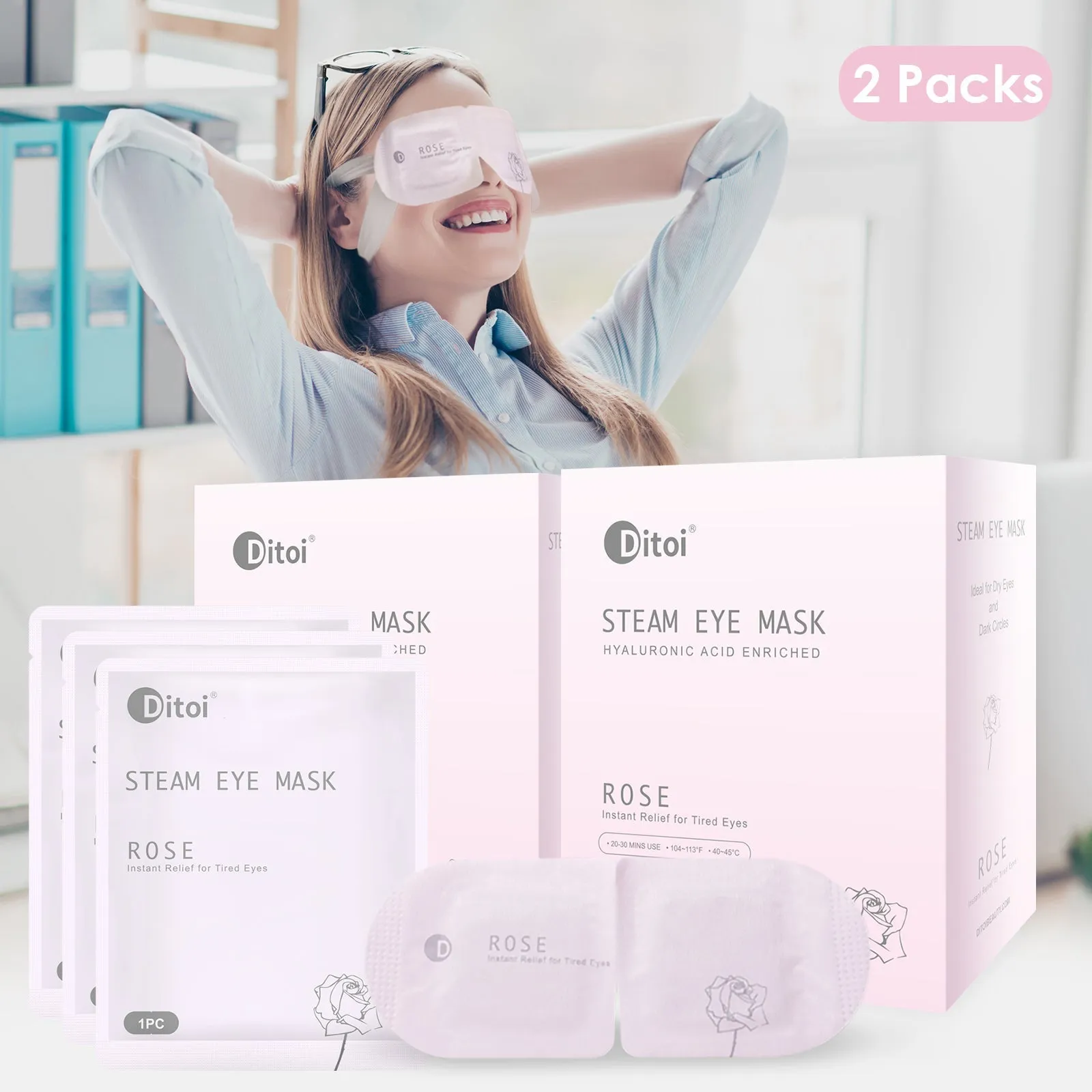 Ditoi Hyaluronic Acid Steam Eye Mask