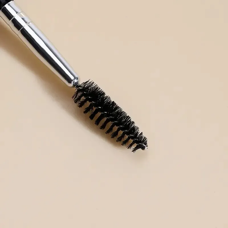 Double Ended Eyebrow Brush Angled Eyebrow Powder Brush Spiral Spoolie Brush Eyelash Brush For Eye Makeup