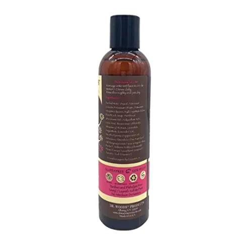 Dr. Woods Black Soap Liquid Facial Cleanser with Organic Shea Butter, 8 Ounce (Pack of 2)