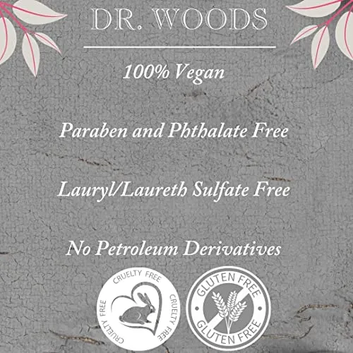 Dr. Woods Black Soap Liquid Facial Cleanser with Organic Shea Butter, 8 Ounce (Pack of 2)